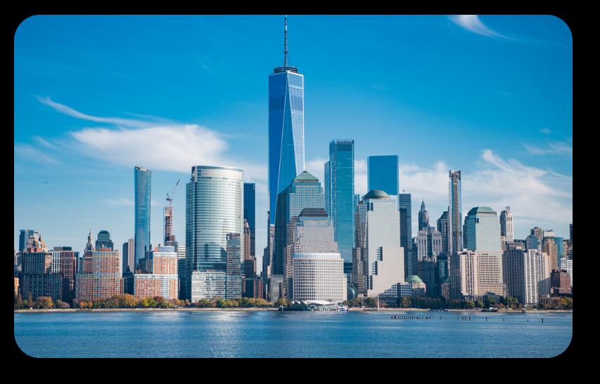New York skyline, representing the Americas market